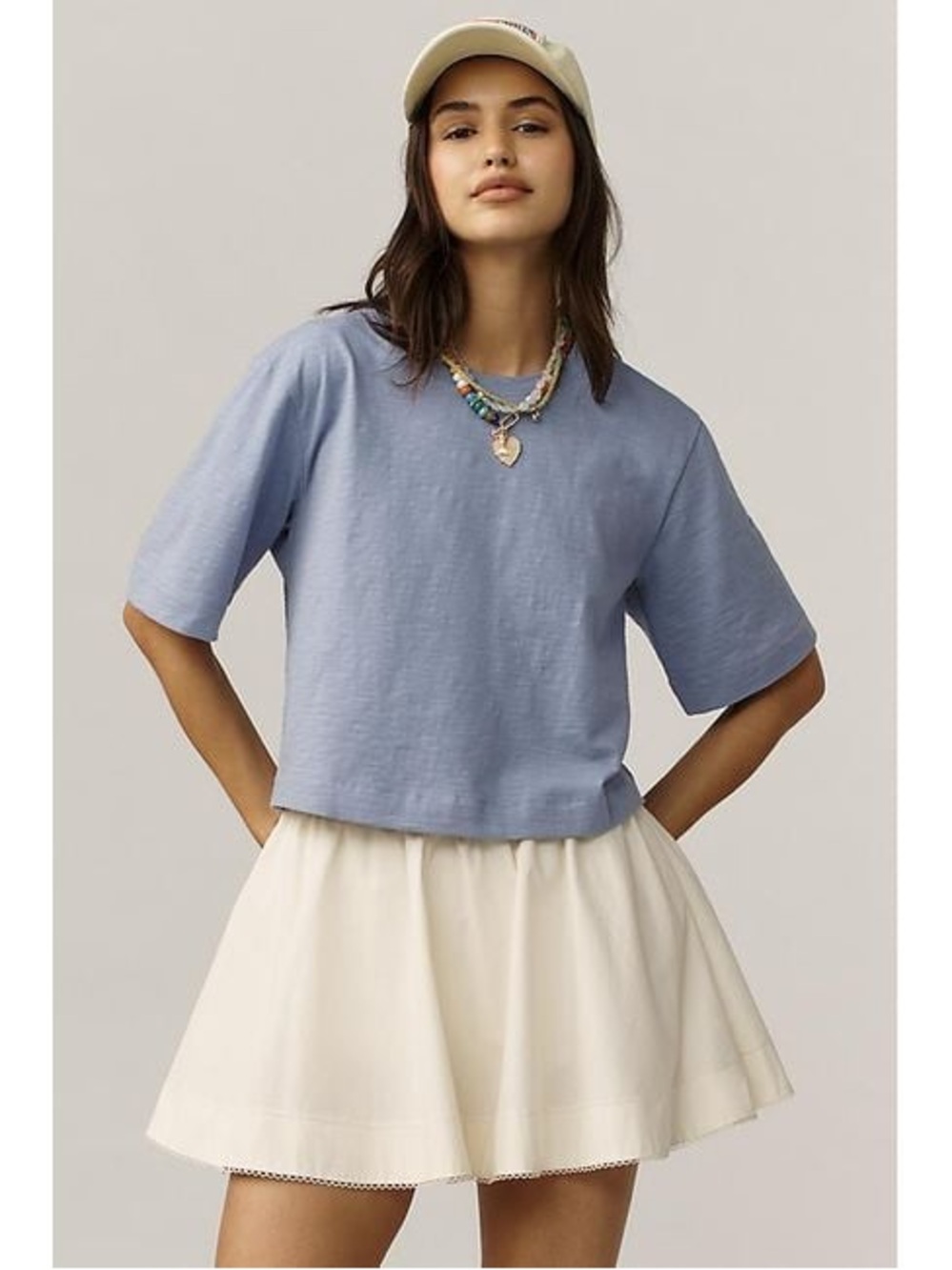 Anthropologie Maeve The Corey Relaxed Crewneck Tee